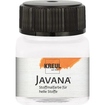 Farba na svetlý textil Javana 20 ml biela