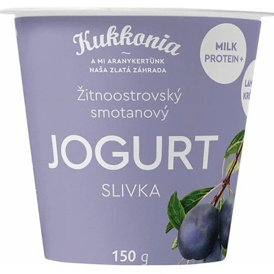 Kukkonia Žitnoostrovský smotanový jogurt slivka 150 g