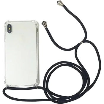 Прозрачен калъф с връзка Cord Case TPU Apple iPhone 12 (TM438)