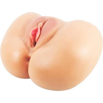 Crazy Bull Вибриращ мастурбатор Вагина и Анус "LUNA FLESH" 20 x 14 см