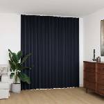 Pure Line Home Плътна завеса в цвят антрацит с перделък, 290 x 245 см