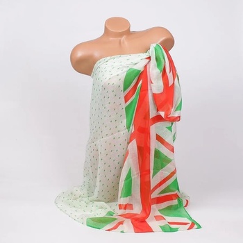 Image 1 of Нежно парео в бяло със звездички