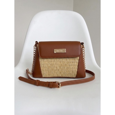 Crossbody kabelka FEMESTAGE hnedá na leto