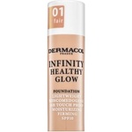 Dermacol Infinity Healthy Glow Foundation фон дьо тен за озаряване на лицето 01 Fair 20 g