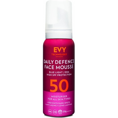 Evy Daily Defense Face Mousse Cancer Awareness SPF50 75 ml