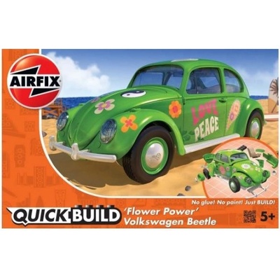 Airfix Quick Bulid J6031 Volkswagen Beetle Flower Power