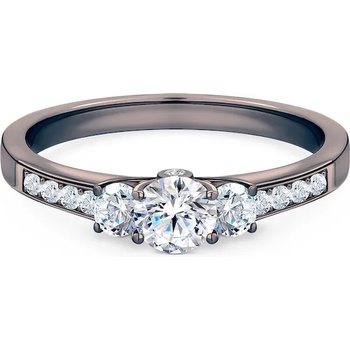 Image 1 of SAVICKI Годежен пръстен Dream: черно злато, диаманти