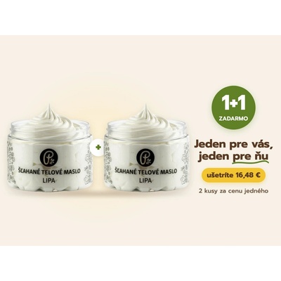 PANAKEIA Lipa Šľahané telové maslo 2 x 150 ml