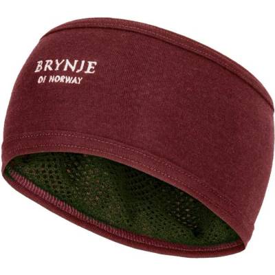 BRYNJE Arctic head band vínová