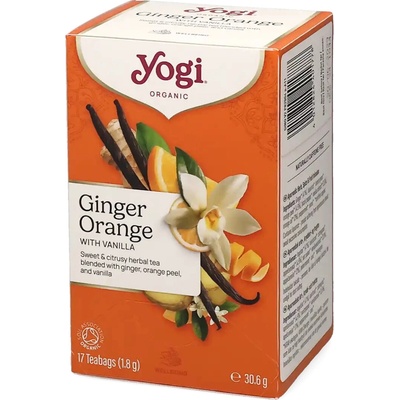 Yogi Tea Zázvor pomeranč a vanilka 17 ks