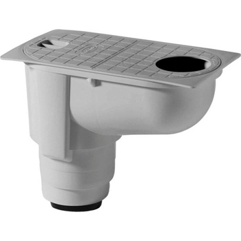 Dakota Lapač strešných splavenín 80 - 125 mm so spodným odtokom DN100/110 sivý