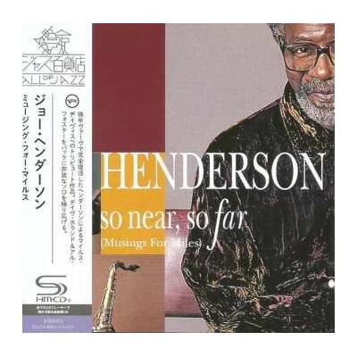 Joe Henderson: So Near, So Far (Musings For Miles) CD