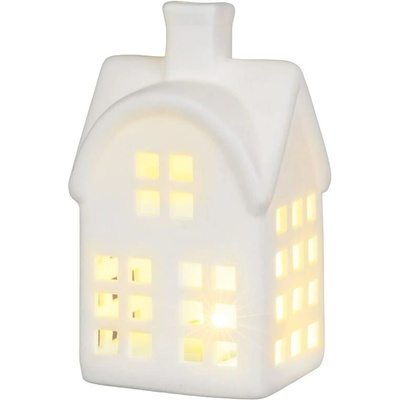 Dekorácia MagicHome Vianoce, domček, 7.3x8.7x15.3 cm