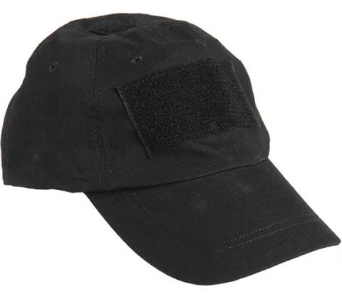 Tactical Rip-Stop Baseball čierna