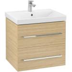 Villeroy & Boch Avento - Шкафче за умивалник, 58x51x45 см, 2 чекмеджета, Nordic Oak A88900VJ (A88900VJ)