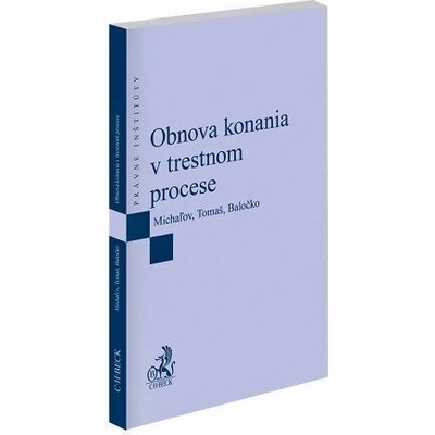 Obnova konania v trestnom procese - SO_EPI110