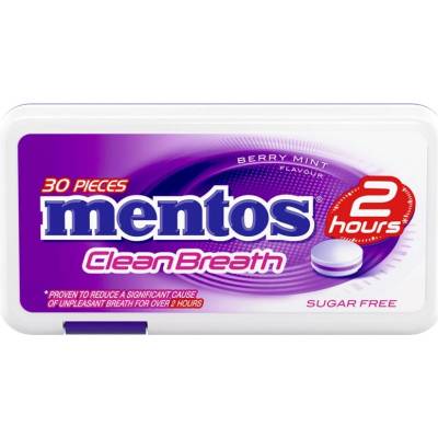 Mentos Clean Breath Bonbóny berry 21g