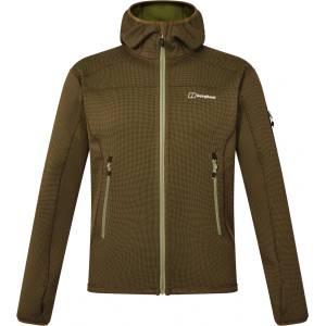 Berghaus Мъжко поларено яке Berghaus Pravitale MTN 2.0 Hooded Jacket Fleece jacket - Dapple / Bark (005-7486-0113)