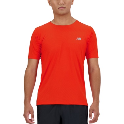 New Balance Тениска New Balance Athletics Jacquard T-Shirt Червен Velikost XS