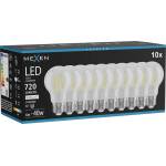 Mexen Vintis 10x LED нажежаема жичка крушка E27, A60, 6W, Неутрална - 4000K, 720 lm, (L150-E27-0640-00x10)