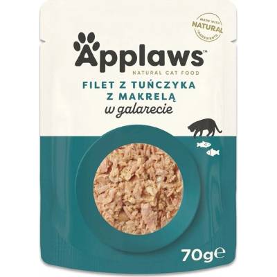 APPLAWS Tuna Fillet with Mackerel in Jelly 70 g