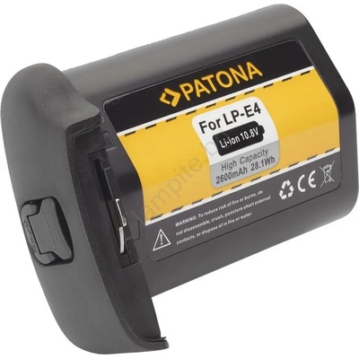 PATONA - Литиево-йонна батерия на Canon LP-E4 2600mAh Li-Ion (IM0320)