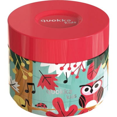 Quokka Dětská termonádoba na jídlo 360ml ptáci