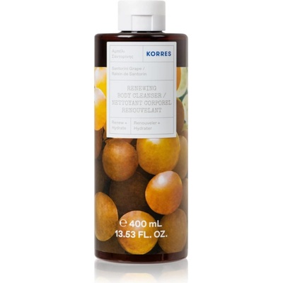 KORRES Santorini Grape ревитализиращ душ-гел 400ml