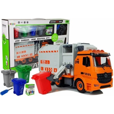 mamido DIY Elektrické autíčko ako smetisko na triedenie odpadov