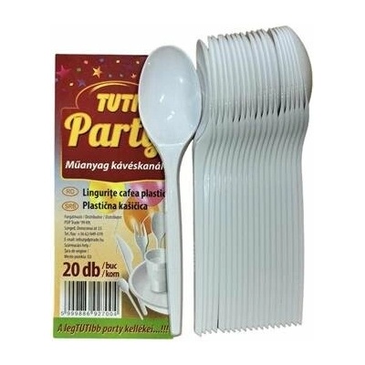 Kávové lyžičky 20 ks TUTI Party