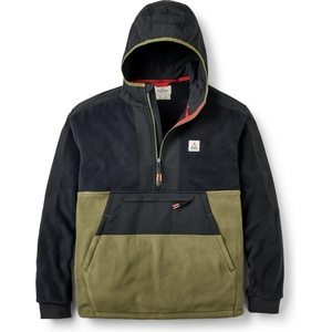 Passenger Мъжки поларен пуловер Passenger Woodland 2.0 Hooded 1/2 Zip Recycled Polar Fleece Fleece jacket - Black / Khaki (004-6982-0113)