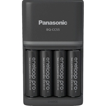 Panasonic Smart & Quick BQ-CC55 +4x AA