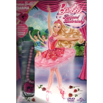 Barbie a růžové balerínky limitovaná edice s náramkem DVD
