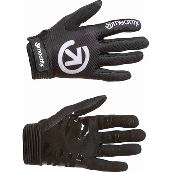 Meatfly велосипедни ръкавици Handler Black / White Meatfly | Cheren | МЪЖЕ | L