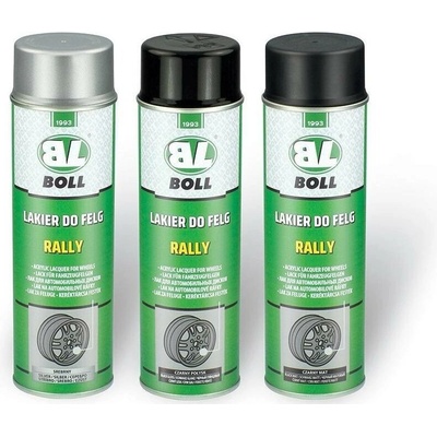 BOLL Lak na ráfky RALLY ve spreji, 500ml - stříbrný