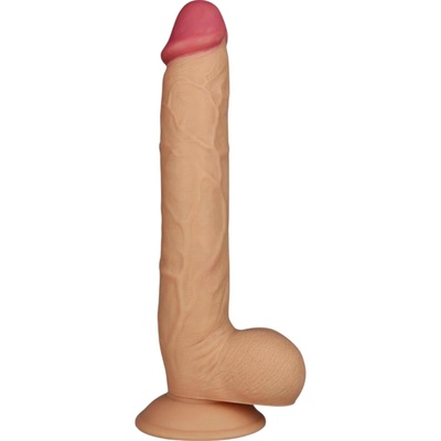 Lovetoy King-Sized realistický dildó s prísavkou 25 cm naturálny