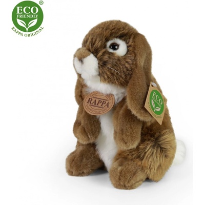 Eco-Friendly králík hnědý stojící 18 cm