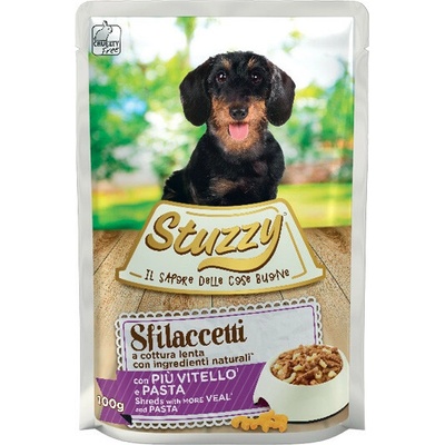 Stuzzy Dog Shreds Trhané teľacie a cestoviny 100 g