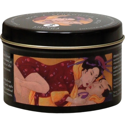 Shunga свещ за тяло - афродизиак - роза (170ml)
