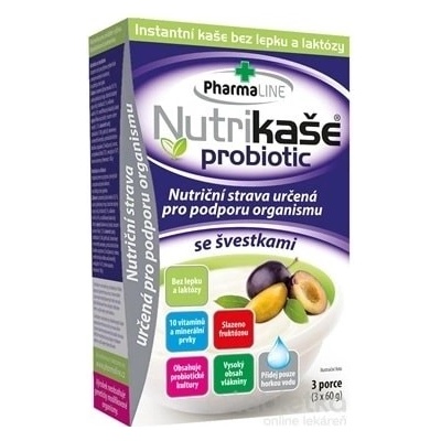 Mogador Nutrikaša probiotic so slivkami 3 x 60 g
