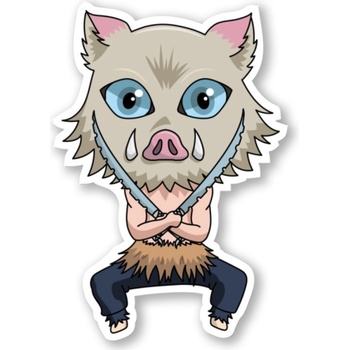 Demon Slayer Samolepka Inosuke Hashibira