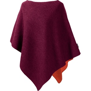 Mufflon Дамско вълнено яке Mufflon Women's Extra Poncho - Berry / Terra - размер One Size (105-2439-0811)