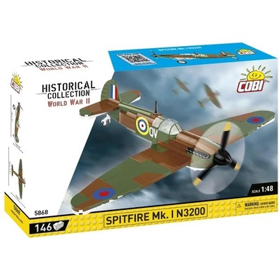 COBI II WW Supermarine Spitfire Mk. I N3200 (WM), 1: 48, 146 к