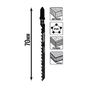 MAKITA A-85690 pilky č.B-17 70mm 5ks/bal