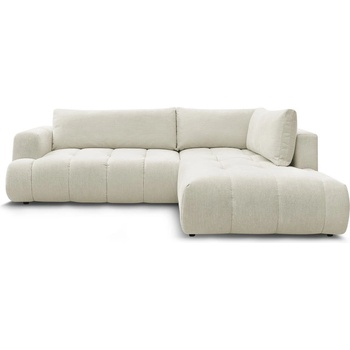 Bobochic Бежов сгъваем/с място за съхранение ъглов диван (десен ъгъл/L форма) Fuji - Bobochic Paris (106539)