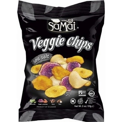 Samai Rainforest zeleninové chipsy mořskou solí 57g