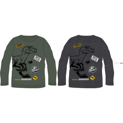 Jurský svět licence chlapecké tričko Jurský svět 5202087 khaki Khaki