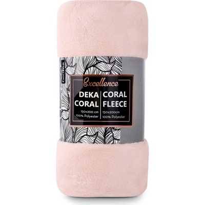 TipTrade Deka Coral mikroplyš purdová 150x200