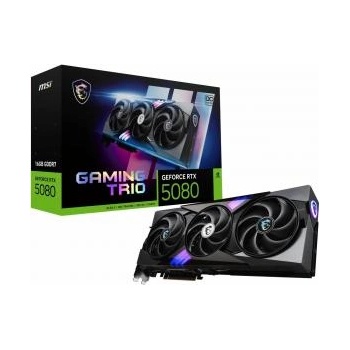 MSI GeForce RTX 5080 GAMING TRIO OC 16GB GDDR7 256bit (RTX 5080 16G GAMING TRIO OC)