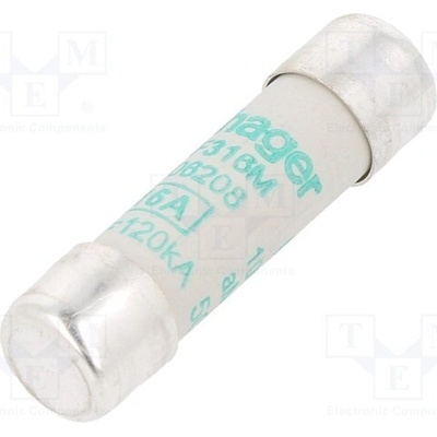 HAGER LF316M Pojistka: tavná; 10x38mm; kulatý,průmyslová; 16A; 500VAC; aM